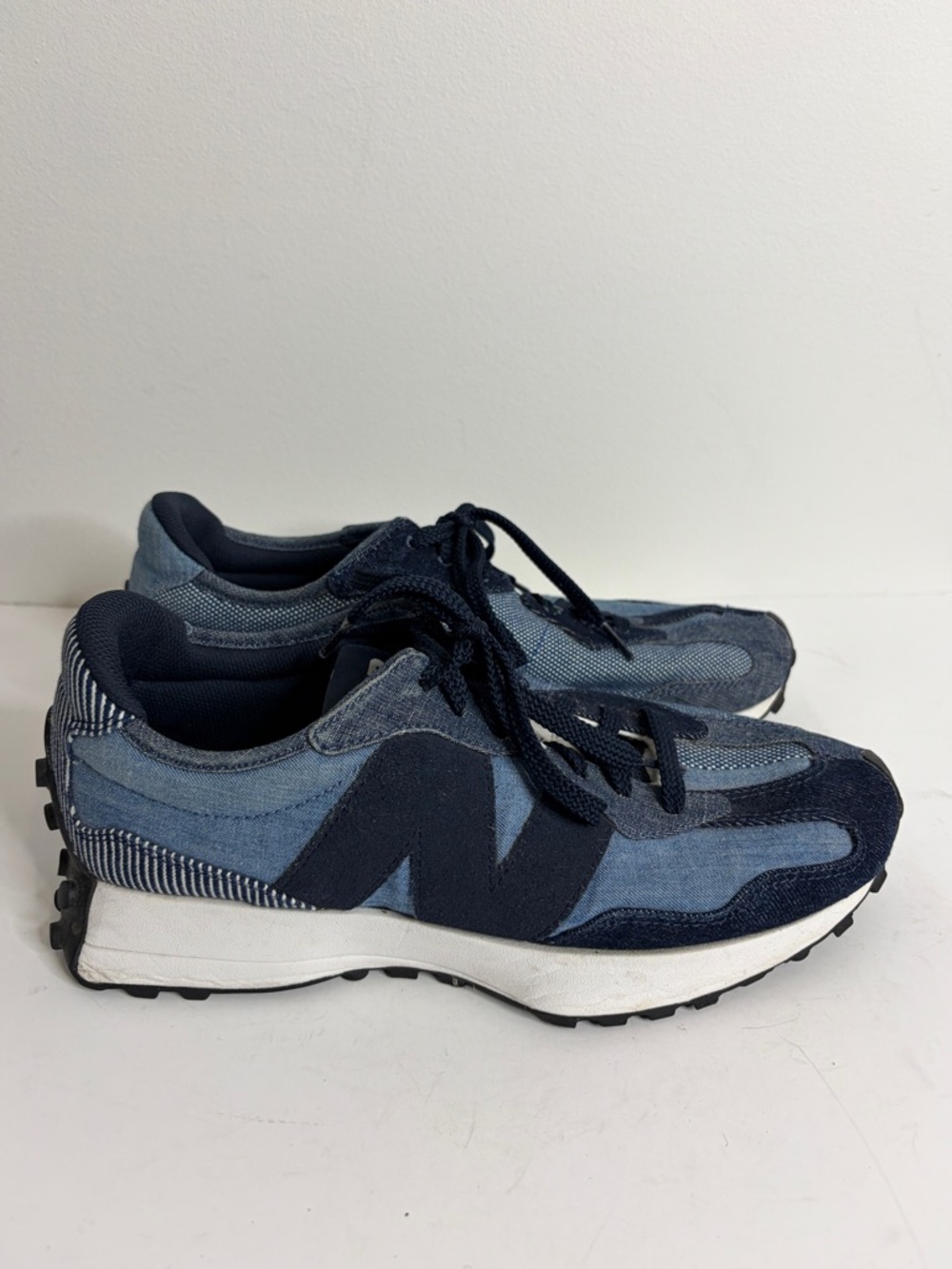 New Balance Shoes Mens US 10 327 Denim Blue Jean Running Shoes MS327PA